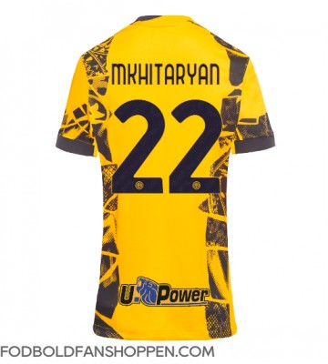 Inter Milan Henrikh Mkhitaryan #22 Tredjetrøje Dame 2024-25 Kortærmet